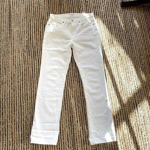 Frame White Denim Jeans